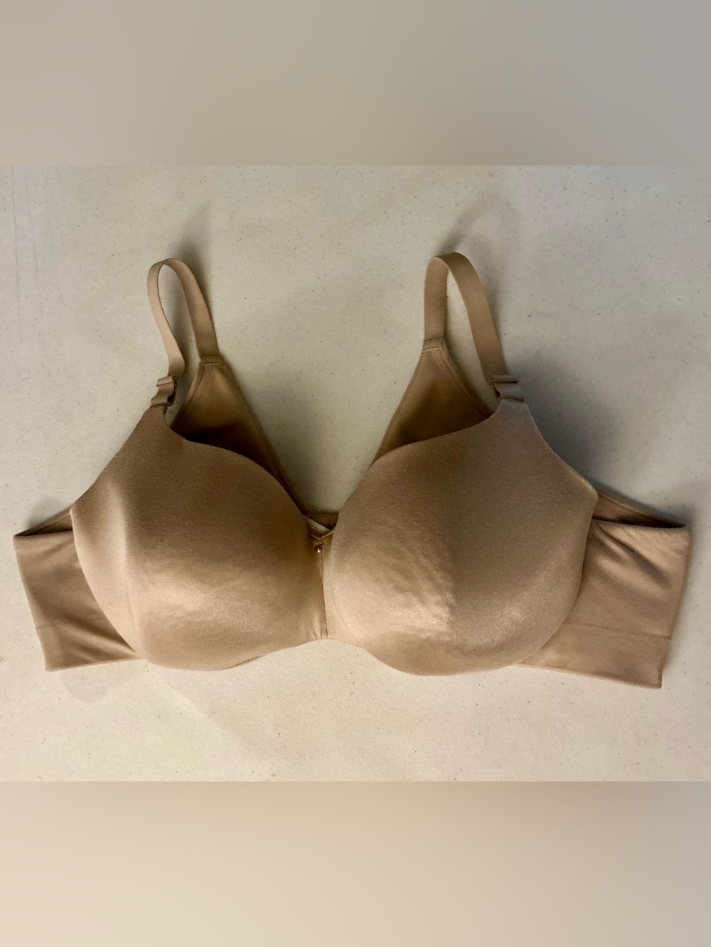 Cacique Lightly Lined Balconette Bra 50C Nude Beige Plus Size